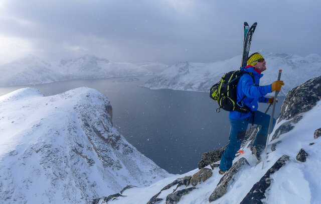 Første norske fribestigningen av Freerider på El Cap, med Martin Olslund, i 2012. 